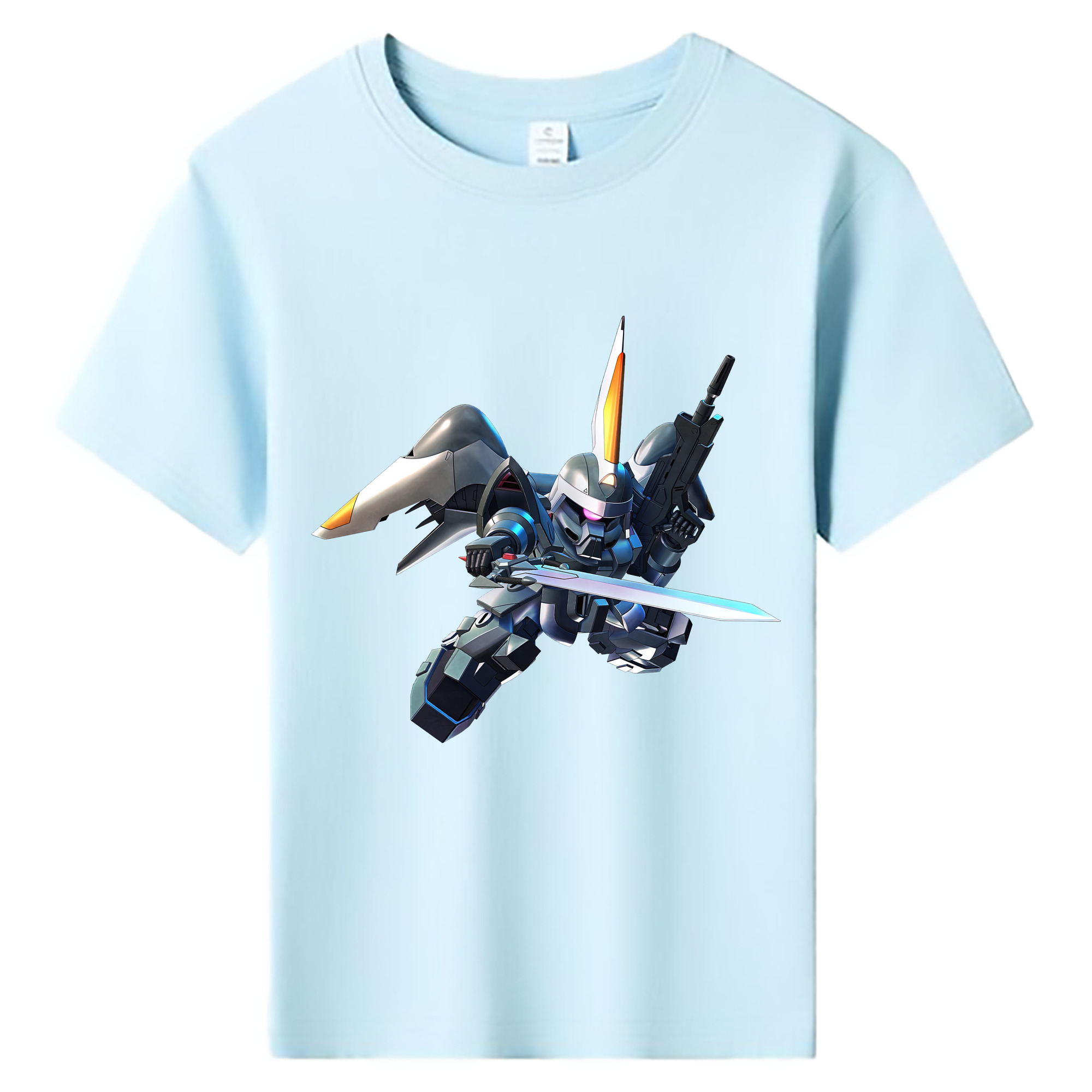 （画像用） 機動戦士ガンダム Mobile Suit Gundam 綿100％キッズTシャツ（フロントプリント）